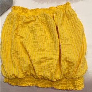 ribbed anthropologie tube top